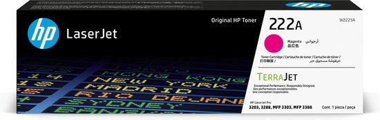HP 222A originele magenta LaserJet-tonercartridge