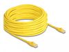 Delock câble réseau Jaune 15 m Cat6a U/UTP