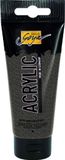 KREUL Solo Goya Acryl 84157 - 100 ml tube, antraciet met glittereffect