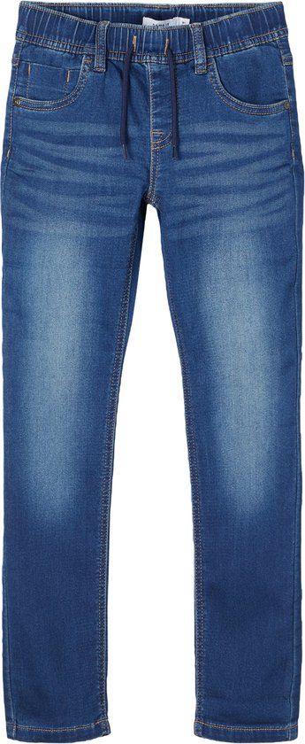 NAME IT NKMRYAN SLIM SWE JEANS - Dark Blue Denim - Boys' Size 128