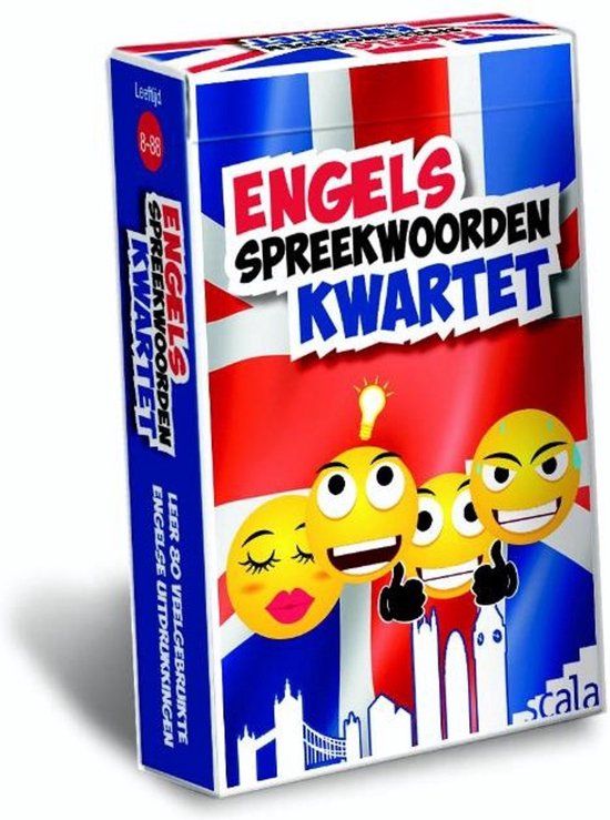 Scala Leuker Leren Engels Spreekwoordenkwartet - Spel - 3+ jaar