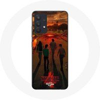 Maniacase Samsung Galaxy A13 5G Hoesje Stranger Things Seizoen 4 Poster Art New Theory Crew