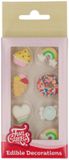 FunCakes Suikerdecoraties - Sweet Celebrations - Set/8