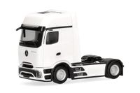 Herpa Vrachtwagenmodel Mercedes-Benz Actros L ProCabin Gigaspace trekker, wit, miniatuur in schaal 1:87, verzamelobject, Made in Germany, kunststof