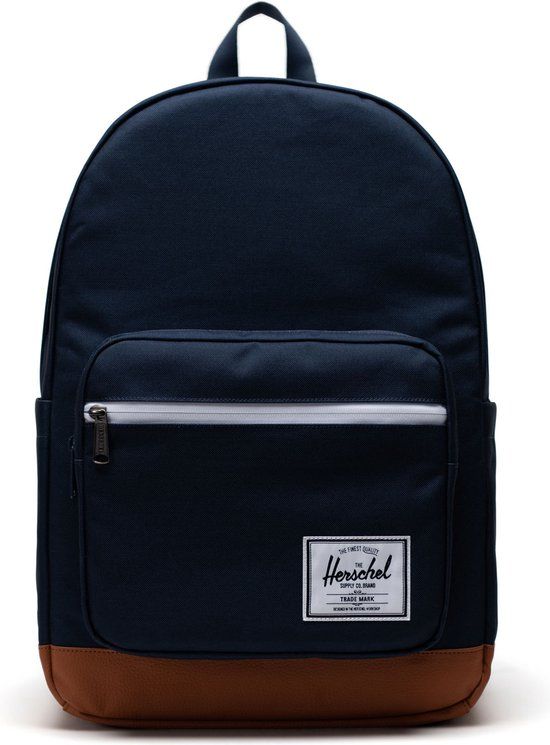 Herschel Pop Quiz Rugzak - Navy / Tan - 25L - 15.6 inch Laptopvak - Unisex