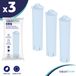 Aquafloow filtre à eau triple pour Jura GIGA 5, A1, A9, ENA 9, J9, J90, J95, Z7, Z9