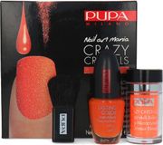 Pupa Milano Nail Art Mania Crazy Crystals Nagellak - 004 Fluo Orange