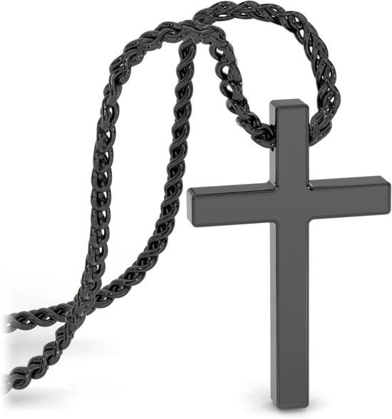 SERASAR Roestvrij-Stalen Halsband Man [Lord] - Zwart 60cm