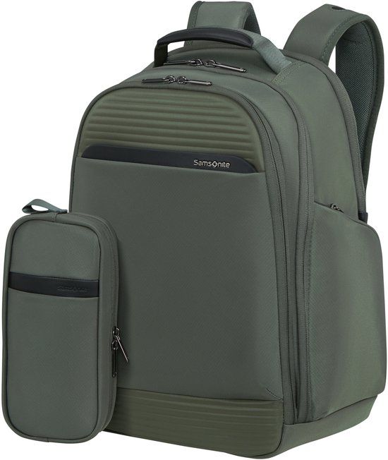 Samsonite Rugzak - Paralux BT Everyday Backpack 15,6 inch - Olive - 21L