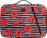 Exacompta 17313E Housse informatique Sleeve Polyester/rPet Motif Zwart/Rood