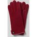 Roeckl Vingerhandschoenen 'FELTED WOOL' bessen / bordeaux / wijnrood / robijnrood / karmijnrood / kersrood / donkerrood