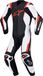 Alpinestars Combinaison en cuir Missile V3 - 1 pièce Noir Blanc Rouge Fluo, Taille : 58
