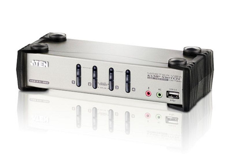ATEN CS1734B KVM-switch zilver
