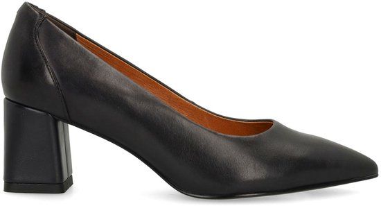 No Stress Dames Donkerblauwe Leren Pumps Maat 38