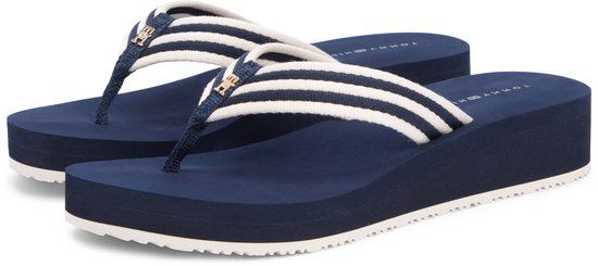 Tommy Hilfiger Volwassenen Slippers - Donkerblauw - Maat 40