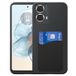 Smartphonica Motorola Moto G24 Power Telefoonhoesje met Siliconen Pasjeshouder - Zwart