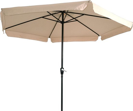 Outdoor Living Parasol Gemini - Ecru - Diameter: 3m