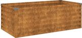 vidaXL Verhoogde tuinbak 100x50x36 cm cortenstaal