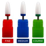 Goodbitz® - Bitjes Nagelfrees - 3 stuks - Flame Bit - Bitjes set - Keramiek