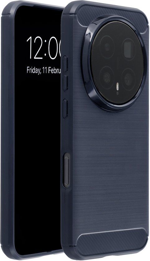 imoshion Hoesje - Geschikt voor Honor Magic8 Pro - Brushed Backcover - Donkerblauw