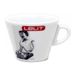 LELIT Cappuccino Porseleinen Kopjes met Schotel - PL302-6 Stuks - Wit