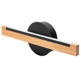 Blendend Led-wandlamp van hout en metaal, 6,5 W, 2700 K