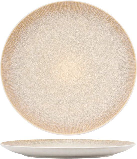 Cookinglife Ontbijtborden / Dessertborden Nola Sand ø 21 cm - 6 Stuks