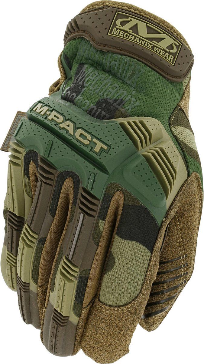 Mechanix Wear M-Pact Woodland Camo - 0781513633465