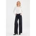 Cup of Joe Denim wide leg jeans - zwart