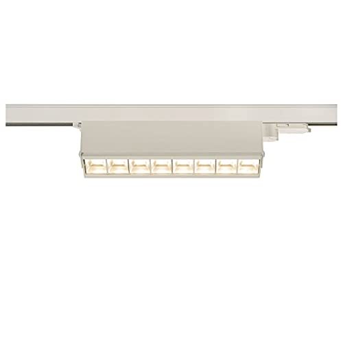 SLV 3-fasensysteemspot SIGHT MOVE/led 3-fasen spot, spot, plafondspot, plafondarmatuur, railsysteem, binnenverlichting / 3000K 26 W 2700 lm wit 75 graden