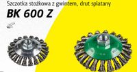 Klingspor BK 600 Z - Roestvrijstalen Conische Borstel - 100mm - M14 - Splitsel Draaddesign