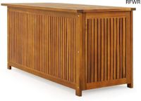 RFWR Acacia Houten Tuinkussenbox met Deksel - Bruin