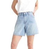 Levi's High Rise Baggy Denim Shorts Blauw 26 Vrouw