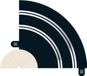 Scalextric Radius-1 Haarspeldbocht 90gr. 2st.