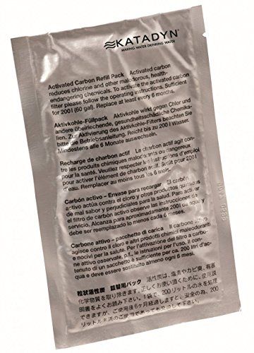 Katadyn, 8013624, actieve kool AA8navulverpakking voor combi-filter