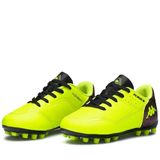 Kappa Voetbalschoenen Kombat Player FG Unisex Volwassenen Neon Geel/Zwart Synthetisch Rubber Maat 36