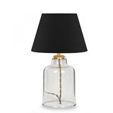 Bedlampje 30cm zwart type E27 max 60W