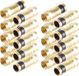 Shiverpeaks BS15-300914 F-stekker Compressie, Verguld Aansluitingen: F-stekker Kabeldiameter: 7.2 mm 10 stuk(s)
