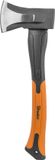 Bradas Splijtbijl – 1000 g – Glasvezel Steel & TPR Antislip