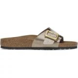Birkenstock Dames Catalina Cushion Buckle Slippers, Leatherlook, Goud, Maat 43