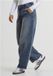 Urban Classics Dames Taps toelopende Jeans Blauw Katoen