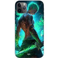 Maniacase iPhone 11 Pro Max One Piece Zoro 3D Manga anime Fanart Case
