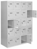 Simonlocker Montadas Locker Gris Poliéster 1800x1600x500 mm