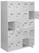 Simonlocker Montadas Locker Gris Poliéster 1800x1600x500 mm