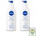 Nivea Lotion pour le corps Express avec pompe - Pour peau normale à sèche - 72 heures d'hydratation - 400 ml - 2 pièces