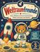 Weltraumfreunde Space-Malbuch mit kurzen Vorlesetexten, Rakete, Astronaut und Planeten, für Kinder ab 3 Jahren