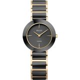 Bering 11429-732 Polshorloge Dames Kwarts Saffierglas Staal Goudkleurig Groen