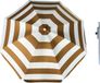 Merkloos Parasol - Goudkleurig - Rond - Stokparasol - Polyester - Metaal - 140 cm - 120 cm - 140 cm - 120 cm - 19 mm - Ja - Waterafstotend - Ja - Nee - Nee - Nee - Nee - Ja - Nee - Ja - 1x Parasolharing, 1x Parasol, 1x Draagtas - Geen taal - Broekhof Vuurwerk Int. B.V. - Ja