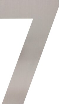 Intersteel Huisnummer 7 XXL 50 cm RVS Geborsteld