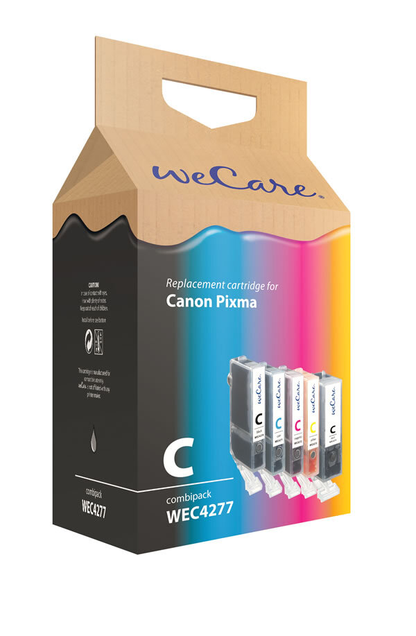 wecare WEC4277 multi pack / cyaan, geel, magenta, zwart